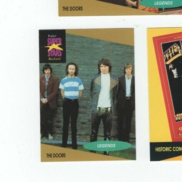 The Doors Legends Pro Set Super Stars Musicards Rock Express Trading Cards - Picture 6 of 10